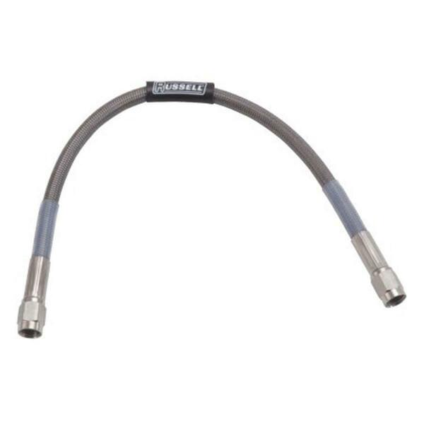 Russell-Edel 24 in. Straight -3AN to -3AN Competition Brake Hose Assembly, Blue R62-656062